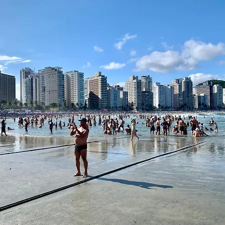Apartamento Na Praia Das Asturias Guarujá Exterior foto
