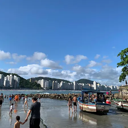 Apartamento Na Praia Das Asturias Guarujá Exterior foto